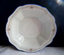 Antike Fischer & Mieg Pirkenhammer Porzellan Fußschale achteckig um 1853   