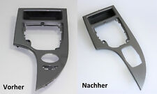 Dienstleistung: Fräsung CIC Controller Mittelkonsole Blende BMW 5er E60 E61 LCI