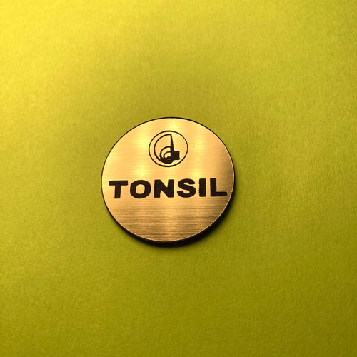 Unitra tonsil 30mm - 30mm, badge