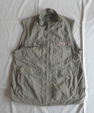 Weste Outdoorweste Herren GR.50 in grün mit vielen Taschen, Innentaschen 