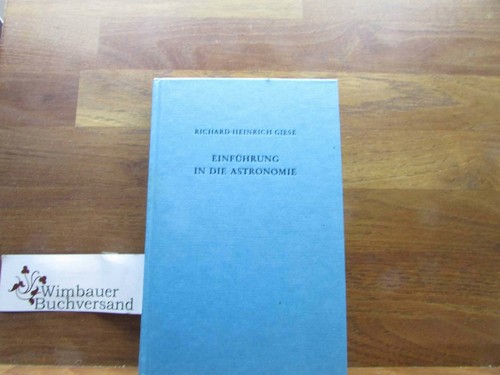 Einführung die astronomie - die,