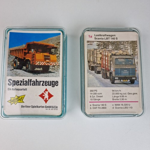 Quartettspiele 1970er - 🚛🚧,