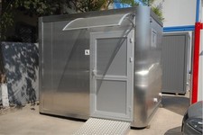 Bürocontainer Baucontainer Wachschutzcontainer Neu Schlüsselfertig 3m x 2,40m