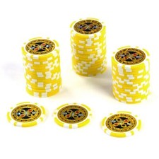 50 Poker Chips Wert 1000 Gelb