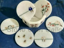 Marmor Tee Untersetzer Semi