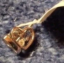 Juwelkerze Ohrstecker Herz mit