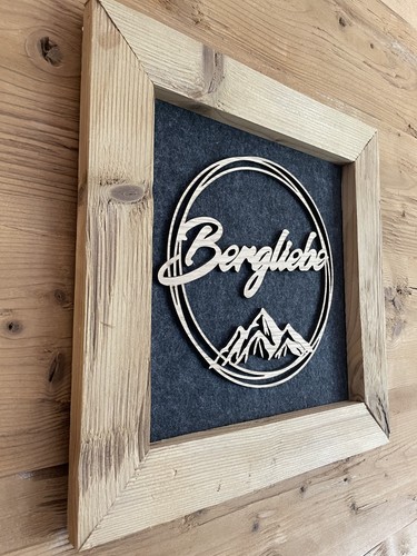 Wandbild eiche schriftzug - wandbild, +