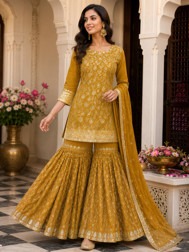 Sharara anzug bollywood salwar - sharara,