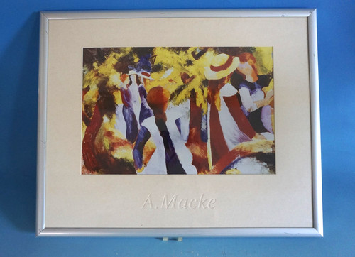 Druck macke mädchen unter - macke,
