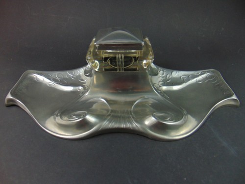 Jugendstil zinn tintenfaß von - tintenfaß,