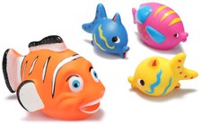 4x Badespielzeug Fisch -