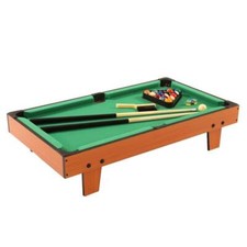 Bandito Mini-Billardtisch Kinderbillard Tischaufleger + Zubehör 93 x 51 x 20 cm