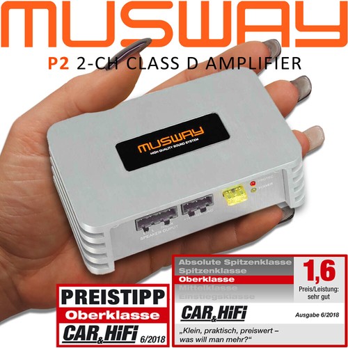 Musway kanal verstärker - p2, 2-kanal