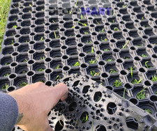 Premium Gummi Grasschutzmatte - 1m x 0,5m, 16mm Stärke