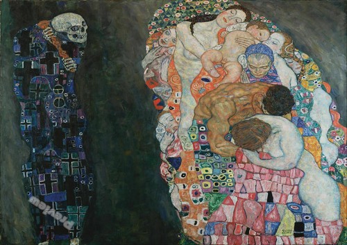 Gustav klimt tod und leben - tod,