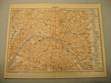 Paris Stadtplan mit