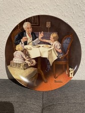 Norman Rockwell Sammelteller The Gourmet Knowles mit Zertifikat