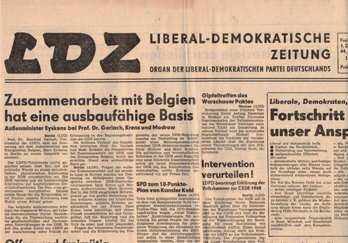 Ddr zeitung ldz - zeitung, halle