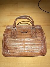 Handtasche von Jaguar, Damen braun, Leder  (IRV-Plakette)