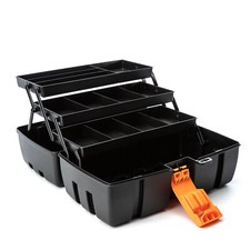 Werkzeugkoffer Werkzeugkiste leer groß + 3 Laden Angelkoffer Kleinteilemagazin