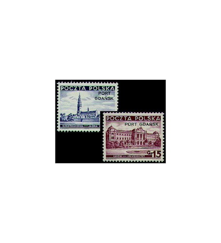 Danzig port gdansk - danzig/port, postfrisch