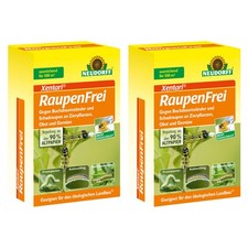 Neudorff Raupenfrei XenTari 2x 25 g gegen Buchsbaumzünsler Raupen bekämpfen