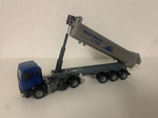 Siku Super 1:55 MAN Fliegl Stonemaster 3522 Muldenkipper Grau Blau Weihnachten