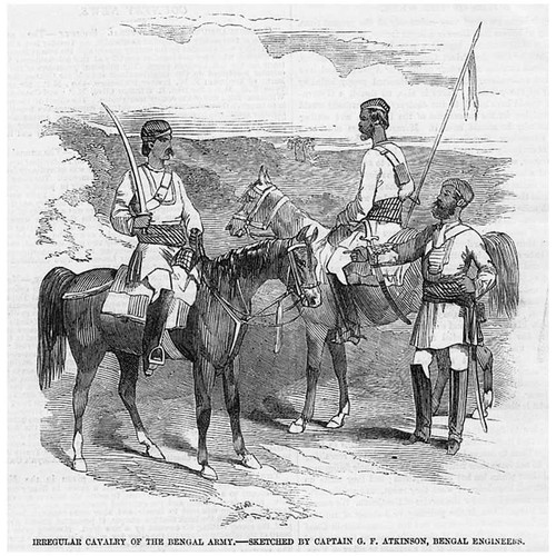 Indien irreguläre kavallerie - indien,