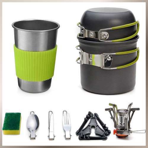 Camping kochgeschirr set - camping-kochgeschirr-set, mit