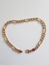 Figaro bracelet gold 585 - 585, 22cm