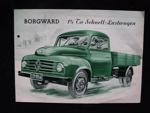 Verkaufsprospekt borgward - verkaufsprospekt:,