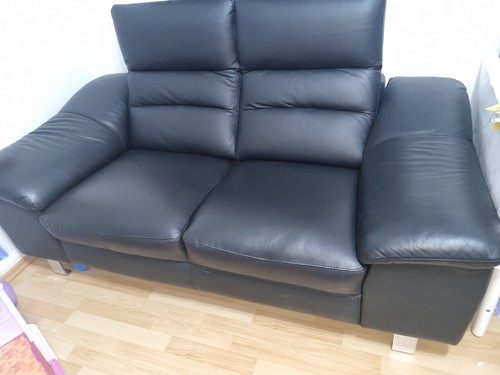 Leder couch sofa sitzer - leder,