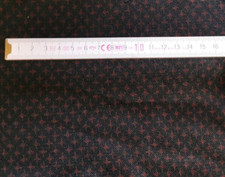 0,5 Meter Stoff Schwarz/Braun