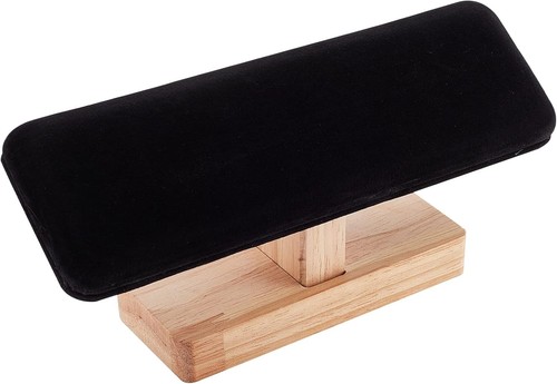 Schwarzer samt armbandständer - schwarzer,