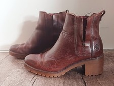 Stiefeletten, Timberland, Ortholite, Leder, Gr. 39, Cognac, Damen, Sehr Gut