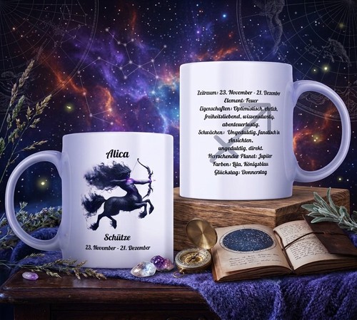 Tasse sternzeichen schütze - sternzeichen,