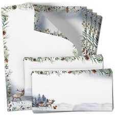 Briefpapier Set 100tlg Winter