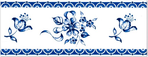 Fliesen delfter art - delfter, art,