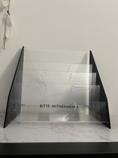 Acryl Aufsteller Ständer, Flyer-, Prospektständer, Zeitschriften, Halter Empfang