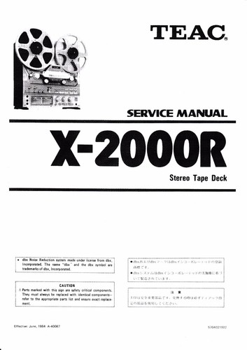 Service manual anleitung für - service,