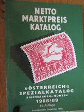 Austria Netto Katalog Österreich: "Österreich" Spezialkatalog 1988/89