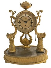 Wiener EMPIRE Bronzeuhr um