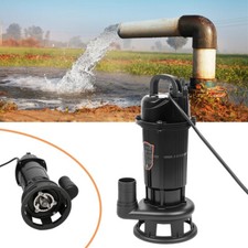 Tauchpumpe Schmutzwasserpumpe Gartenpumpe Abwasserpumpe mit 10m Schlauch 6000L/H