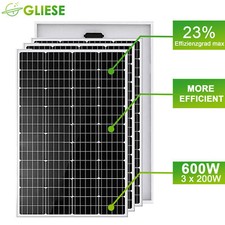 600W Solarmodul Solarpanel PV