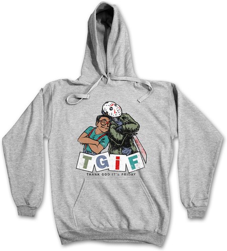 Tgif hoodie pullover s - i,