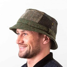 Patch Hat made from Donegal