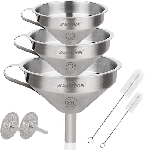 Edelstahl trichter set - edelstahl,