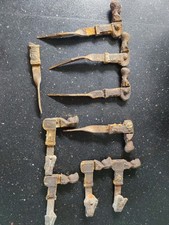 8 Antike Feststeller Fensterladenhalter mit Kopf