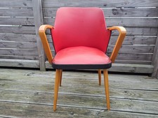 Cocktailsessel Cocktailstuhl 50er 60er Nierentisch Ära Rockabilly  Rot Schwarz