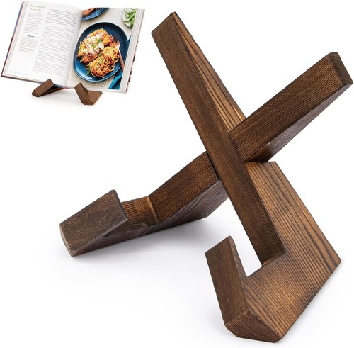 Kochbuchhalter holz antikbraun - holz,